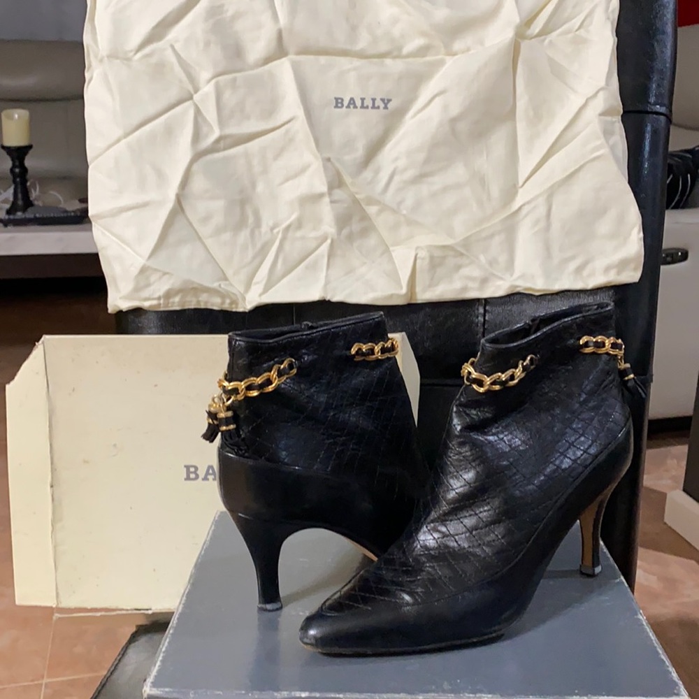 Bally.  All leather ankle boots .